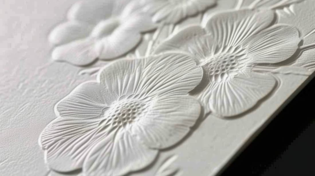 Gaufrage artisanal sans encre